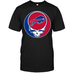 NFL Buffalo Bills Grateful Dead Fan Football Retro Music T-Shirt